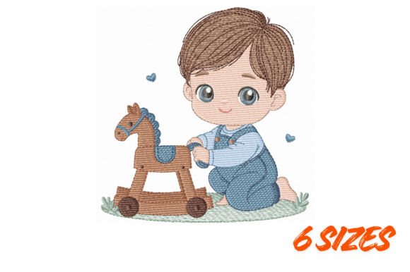 Baby Boy Horse Embroidery Design Art Review