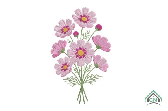 Cosmos Floral Bouquet Embroidery Review