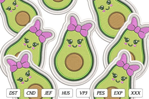 Cute Avocado Embroidery Design Review