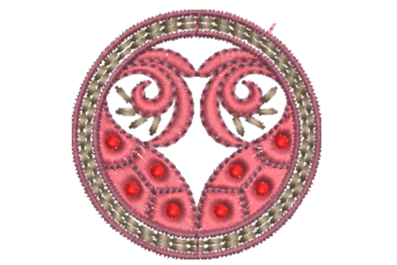 Intricate Circular Ornament Embroidery Review