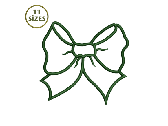 Ribbon Bow Applique Embroidery Design Review