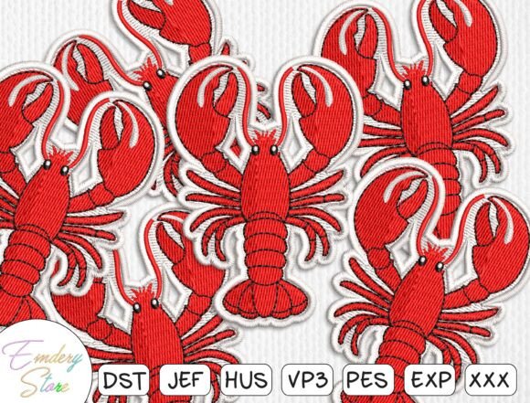 Seafood Patch Embroidery Design Review
