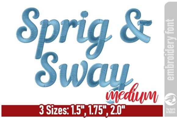 Sprig Sway Script Embroidery Font – M: A Designer’s Review for Personalized Gifts